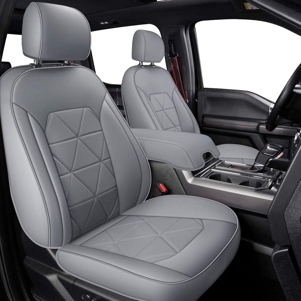 2 Front Seat Covers Black O972190