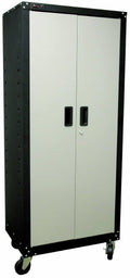 2 Door Tall Mobile Cabinet with 4 Shelves Y700822