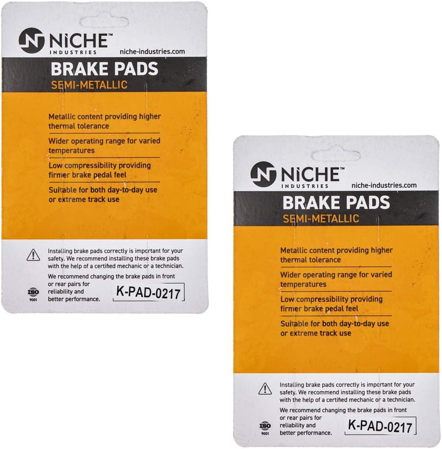 Semi-Metallic Brake Pad Set Pack of 2 B6800