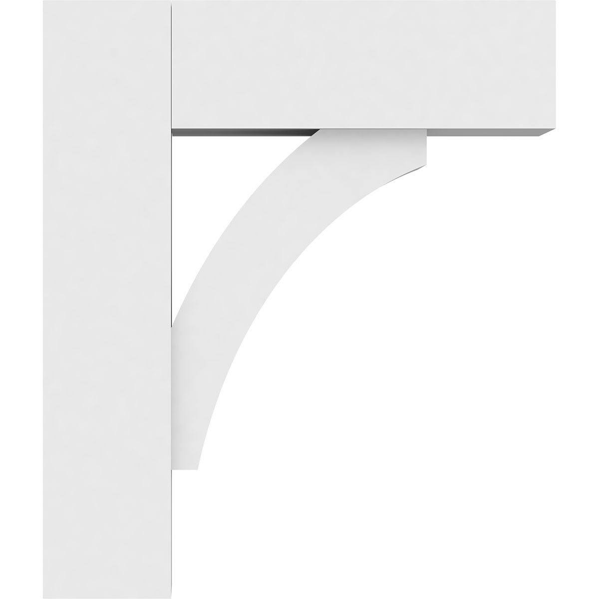 PVC Bracket with Block Ends - 3 x 16 x 16 in. U5665