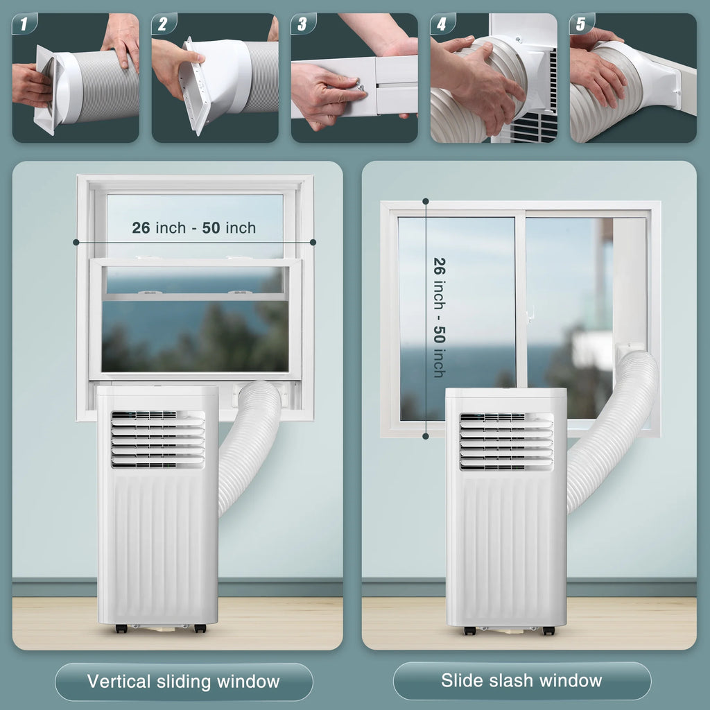 6,000BTU Portable Air Conditioner with Remote Control M657522