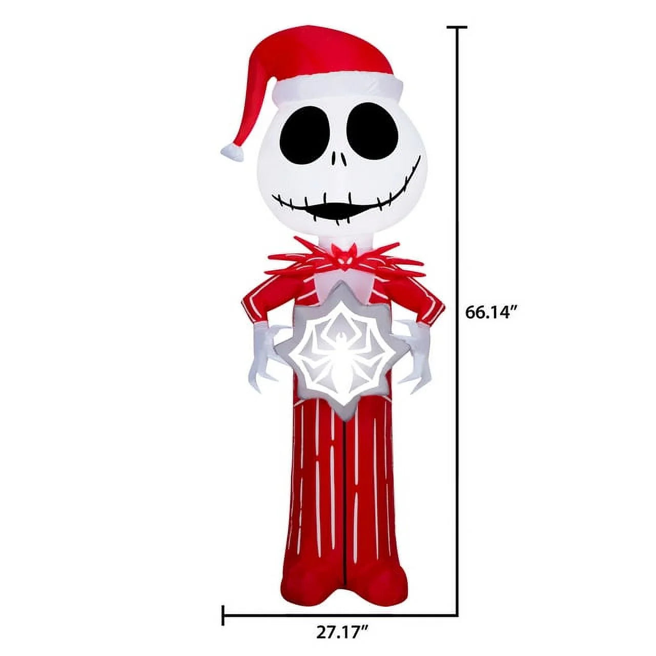 5.5 Foot Airblown Inflatables Christmas Stylized Jack Skellington S862