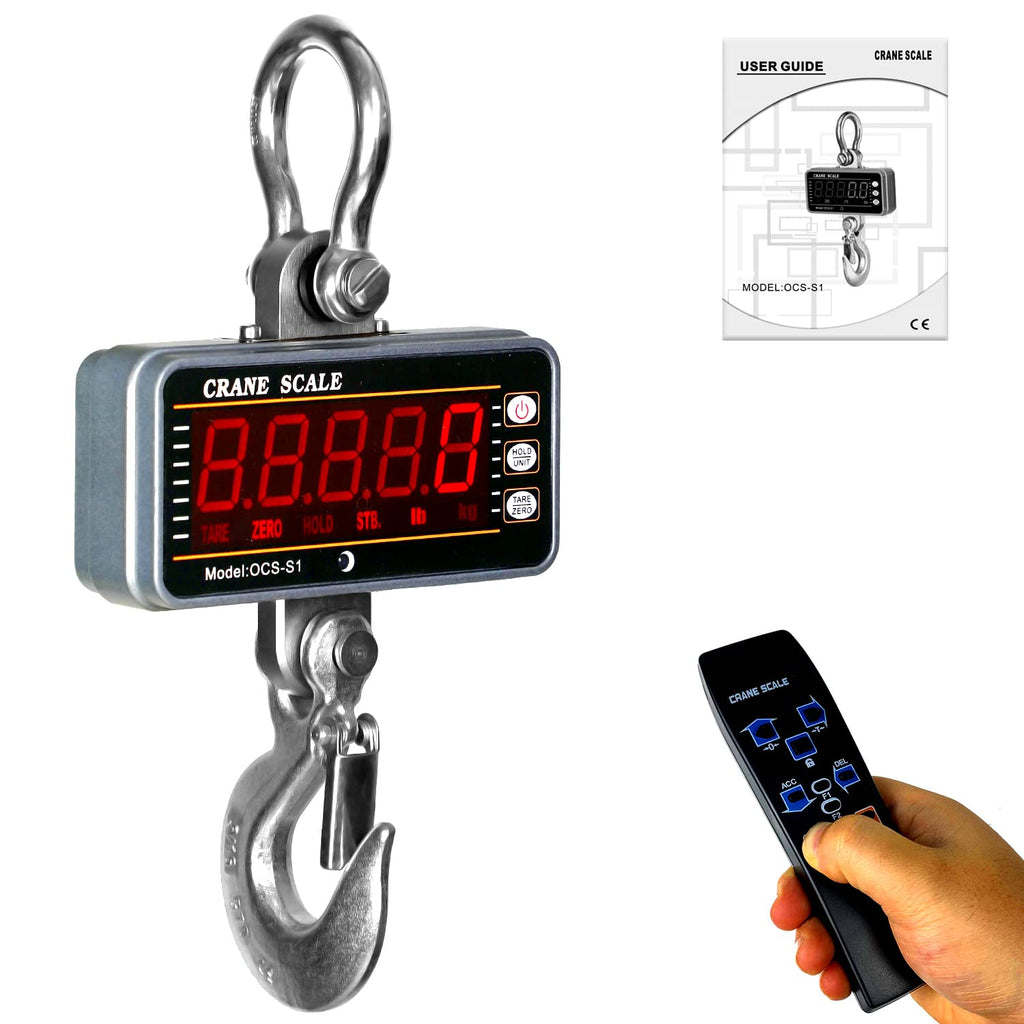 Digital Crane Scale with Remote Control (Yellow) I343