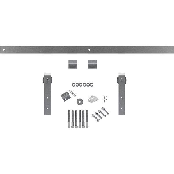 Barn Door Hardware Set with 6 ft Track, PC Chrome H47074