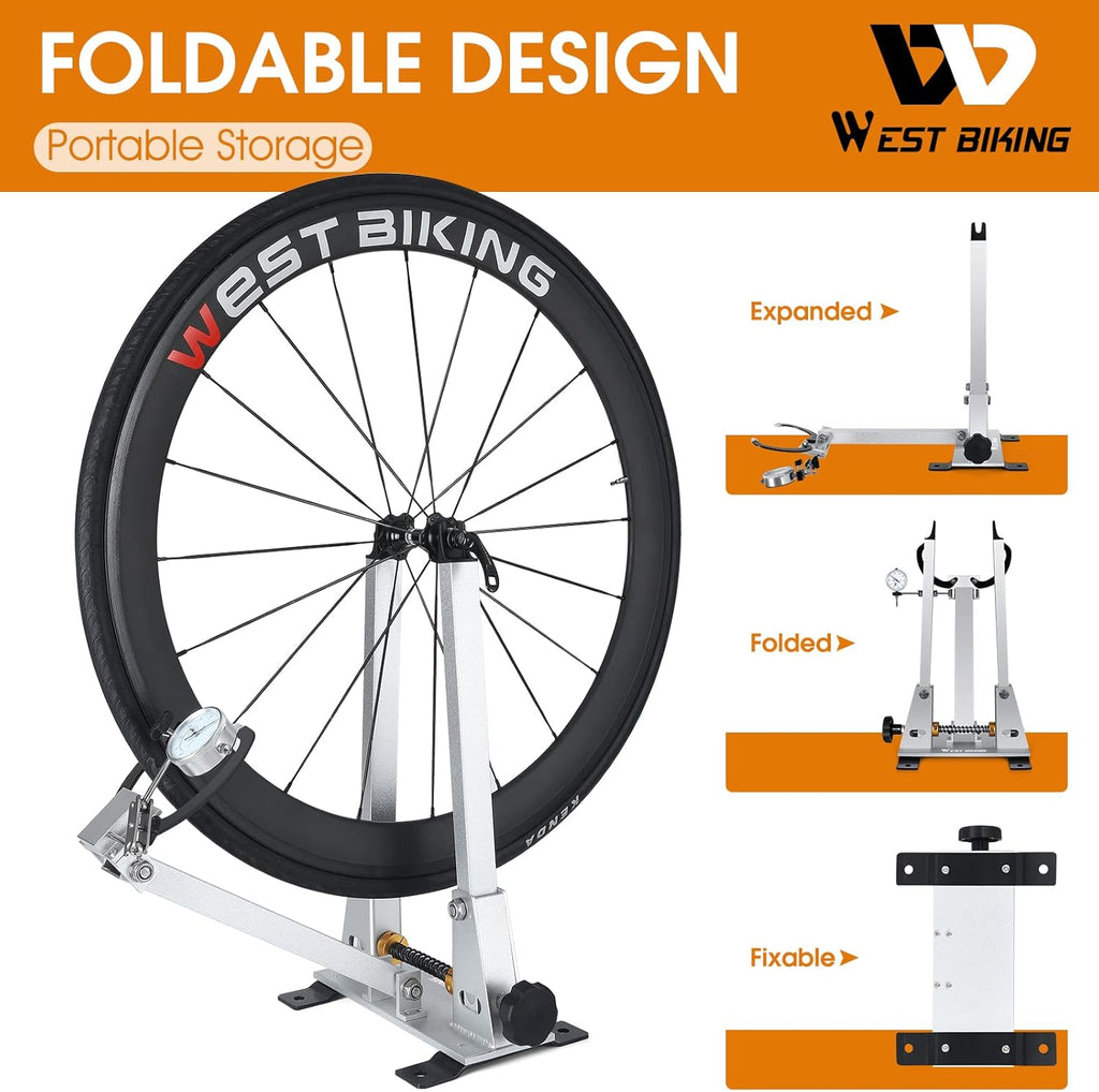 Wheel Truing Stand with Spoke Wrench for 16-29” 700C Bike Wheel Z2621