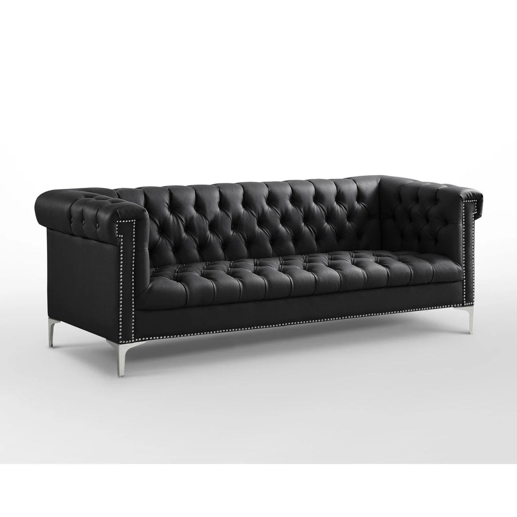 Faux Leather Sofa H7770