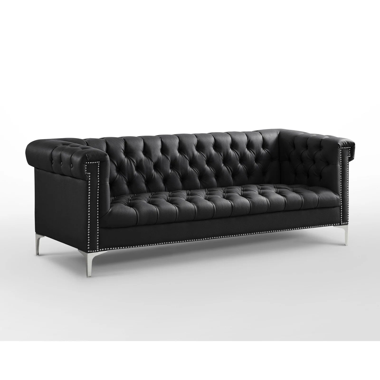 Faux Leather Sofa H7770