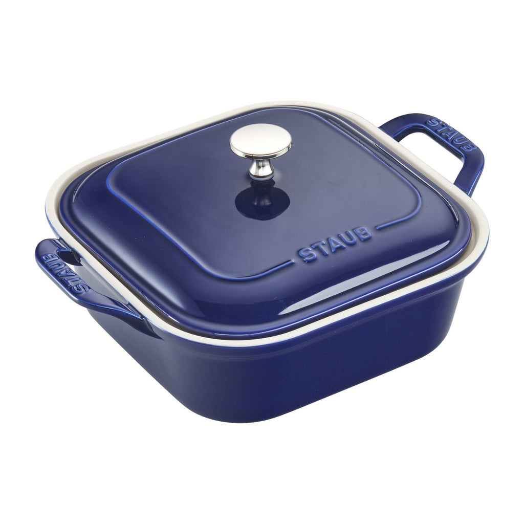 Matte White Square Covered Baking Dish M5288