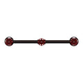 Industrial Metal 3-hook Coat Rack, Sand Black I7378