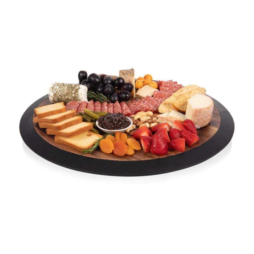 Acacia Wood Lazy Susan Serving Tray K756633