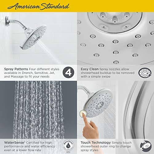 Polished Nickel 4-Function Shower Head C24322