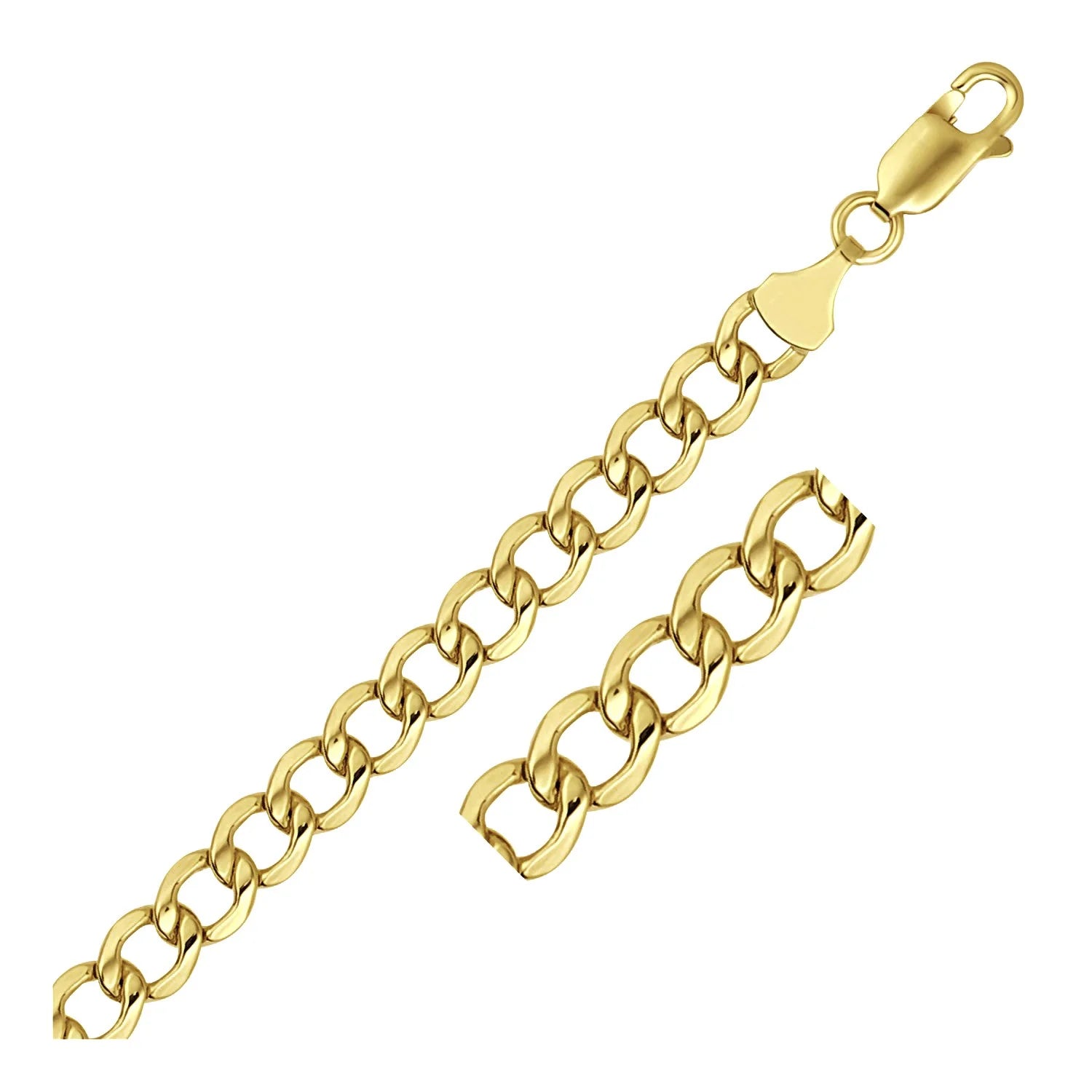 14k Yellow Gold Curb Chain 24 in Y1215