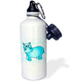 Blue Hippopotamus 21 oz Sports Water Bottle S85448