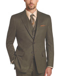 Black White Taupe Sapphire Eggplant Olive Navy Brown Three Piece Suit Set J928326
