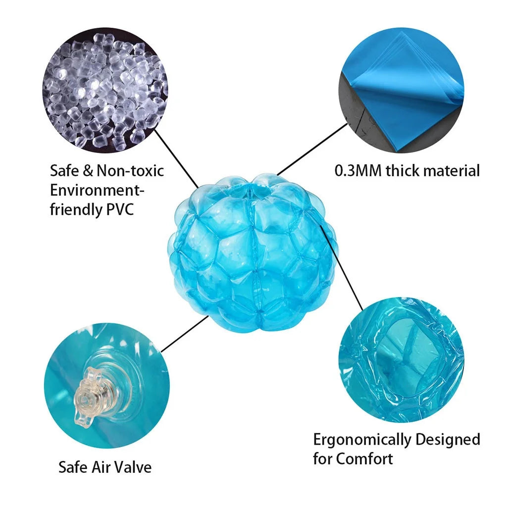 Inflatable Bubble Balls for Kids Outdoor Team Gaming Play O32987