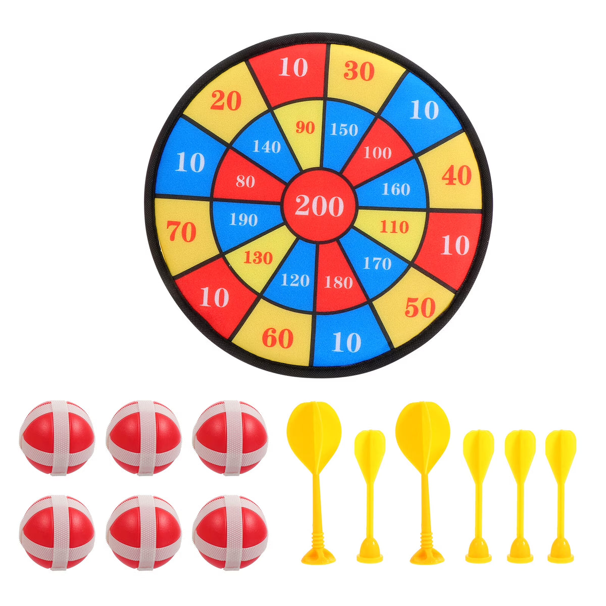 13Pcs Kids Sticky Balls Darts Board Toys S3429
