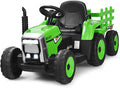 Pink 12V Battery Powered Ride on Tractor with Trailer M33260