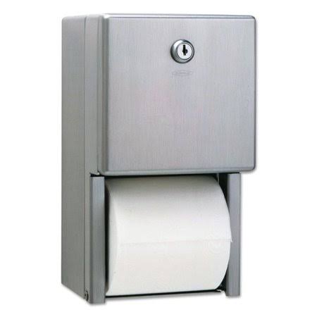 Stainless Steel 2-Roll Tissue Dispenser L303782