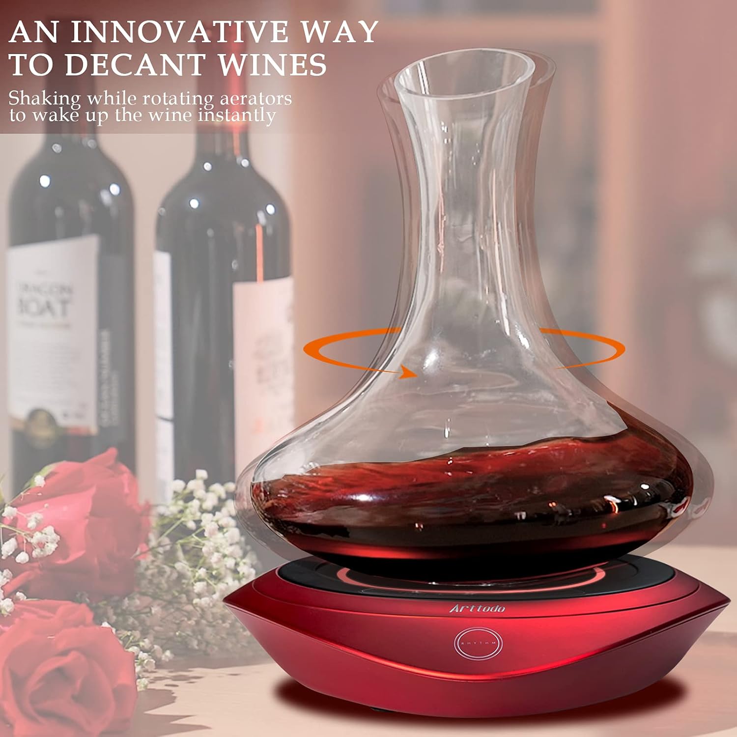 Electric Wine Decanter Aerator with Carafe Shaker Y320721