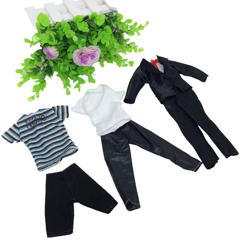 Fit Doll Boy Dolls Wear Doll Clothes Tops Pants Outfit 5Pcs Z335845