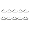 20pcs Trampoline Bungee Bed Mesh Cloth Buckle Triangle Ring Parts I17210