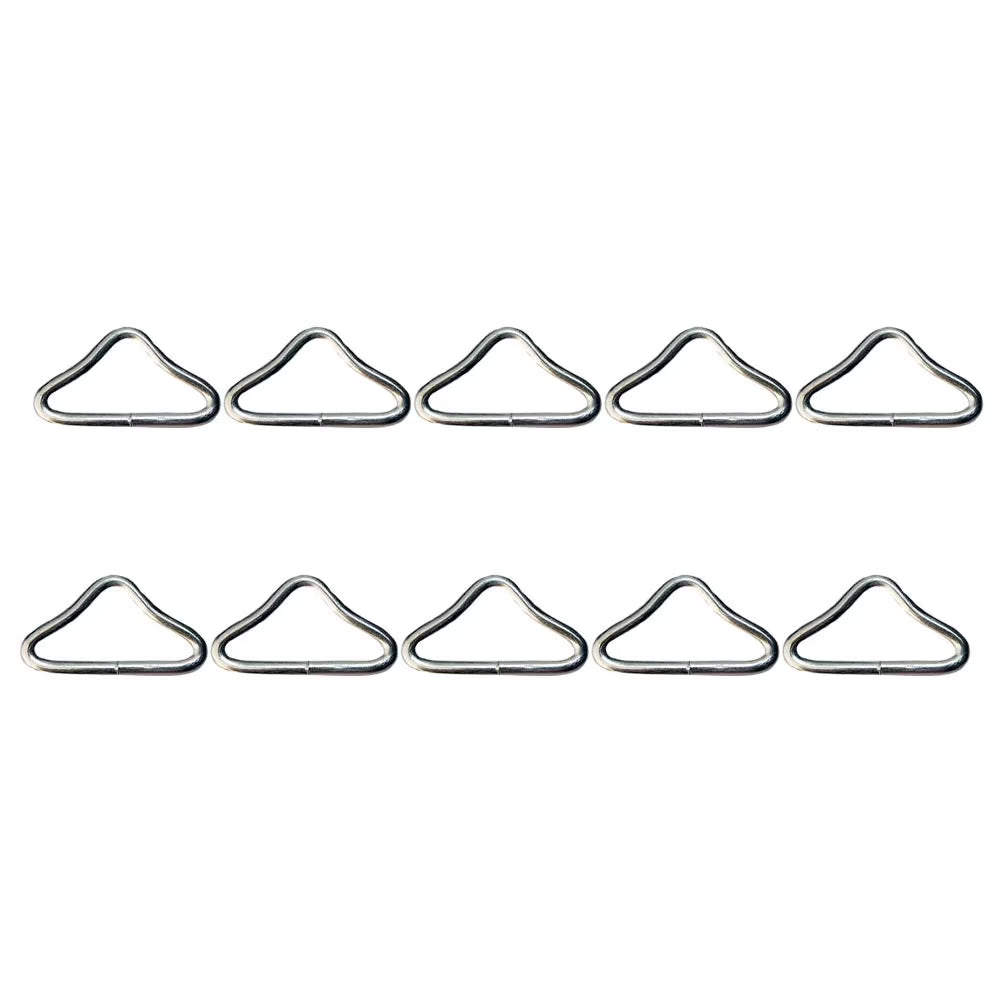 20pcs Trampoline Bungee Bed Mesh Cloth Buckle Triangle Ring Parts I17210