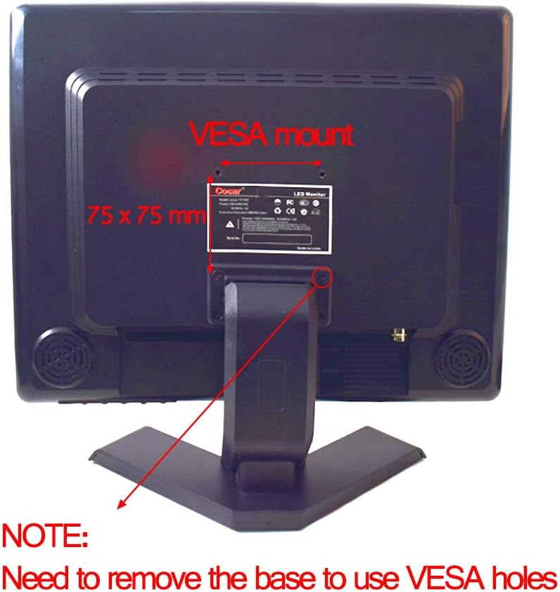 15 Professional CCTV Monitor VGA HDMI AV BNC LCD Security Screen P1440