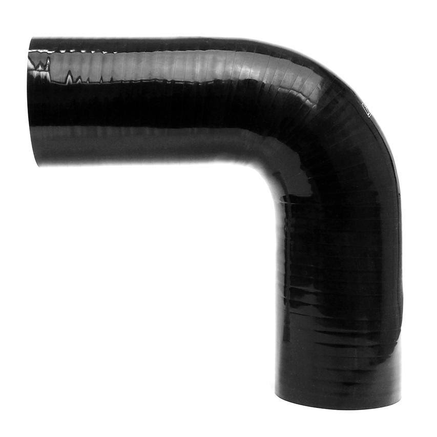 Black 90 Degree Silicone Elbow Coupler Hose D742993