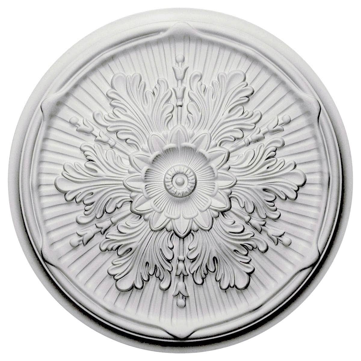 21 inch x 2 inch Hand-Painted Ceiling Medallion Z2204