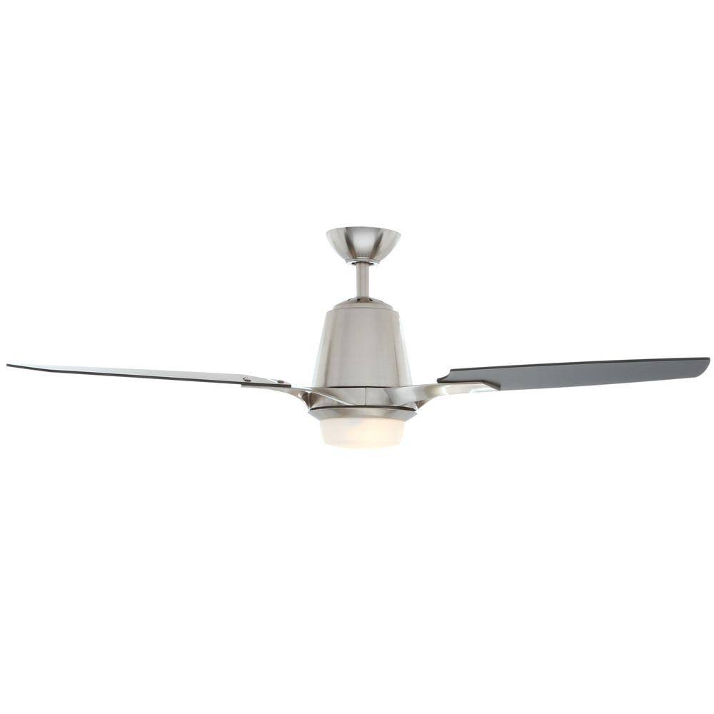 Brushed Nickel Ceiling Fan with Light A148420