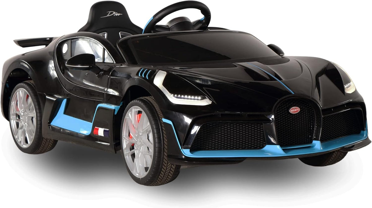 Blue Dual Motor Electric Ride On Car with Parental Remote F390920