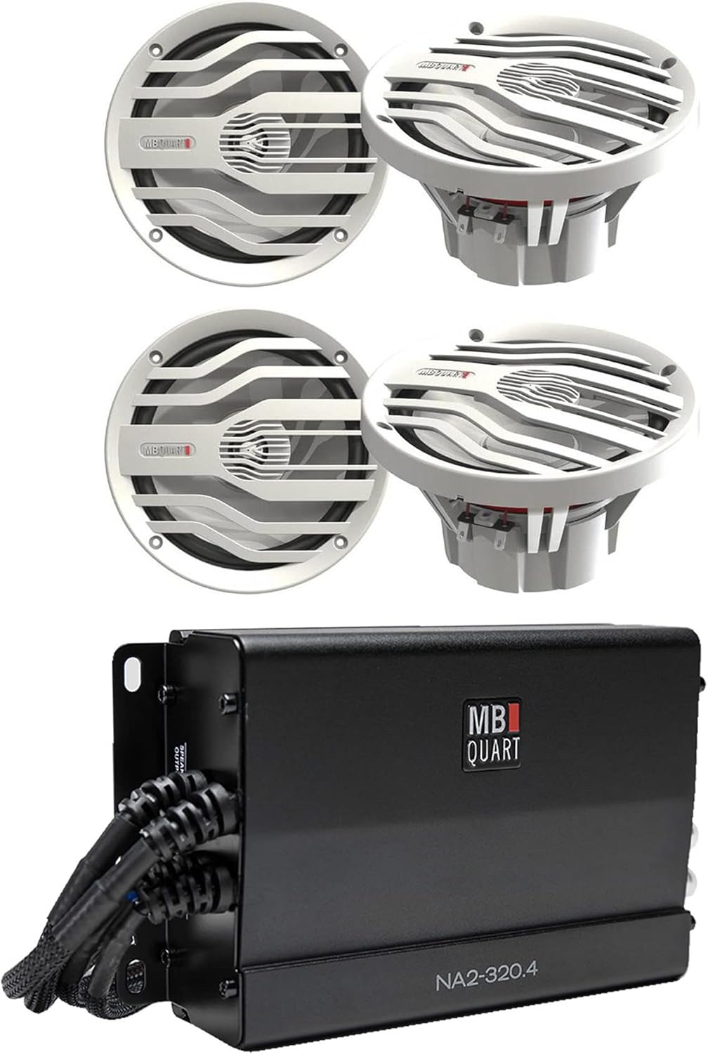 Compact Four Channel 320 Watt Powersports Amplifier M171