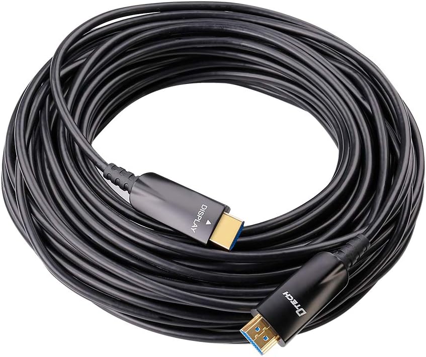 10m Fiber Optic HDMI Cable 4K 30Hz 1080p 60hz Black E901820