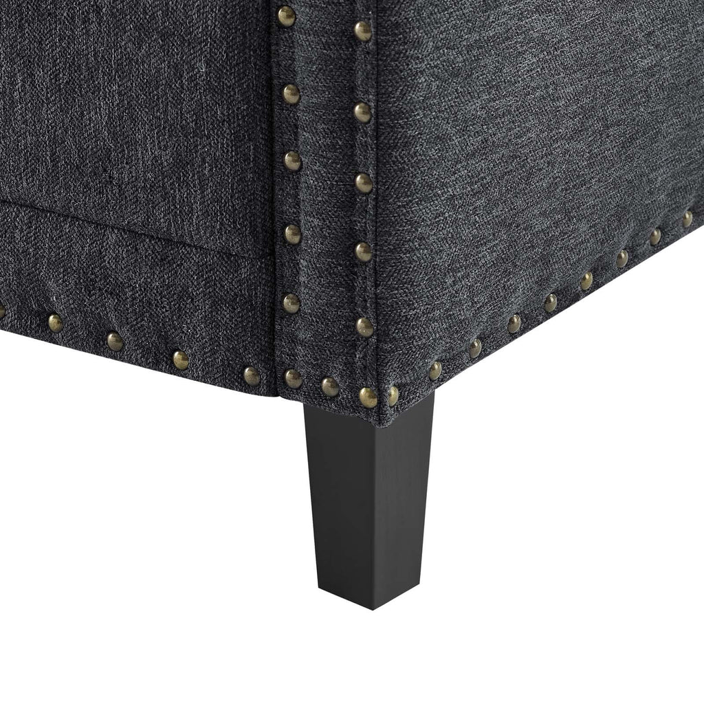 Dark Grey Fabric Sofa I127
