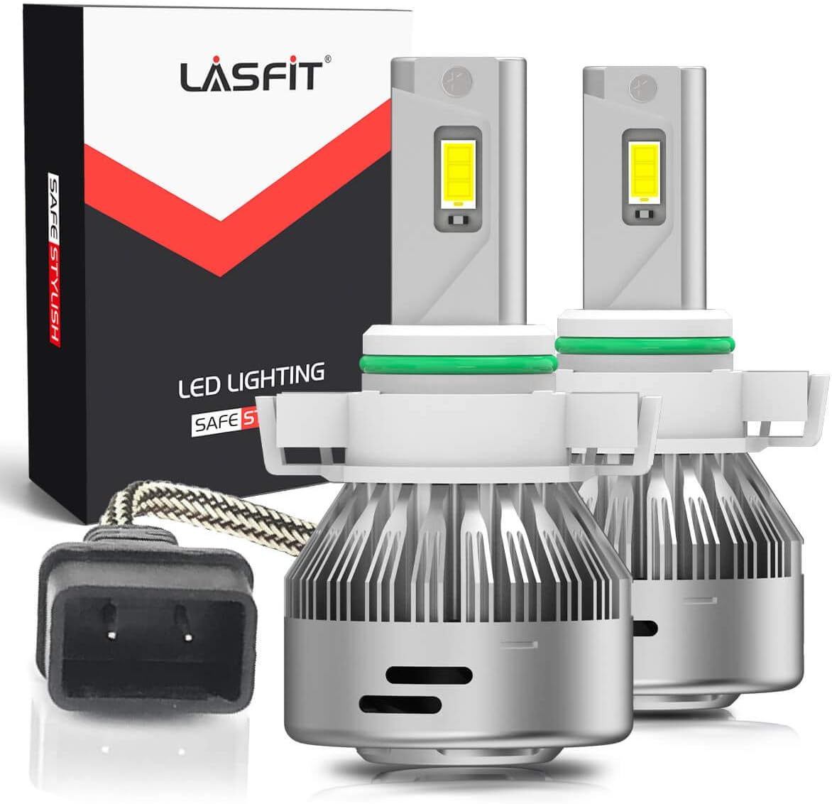 LED Fog Light Bulbs 60W 6000LM 6000K White (2 pack) X8374