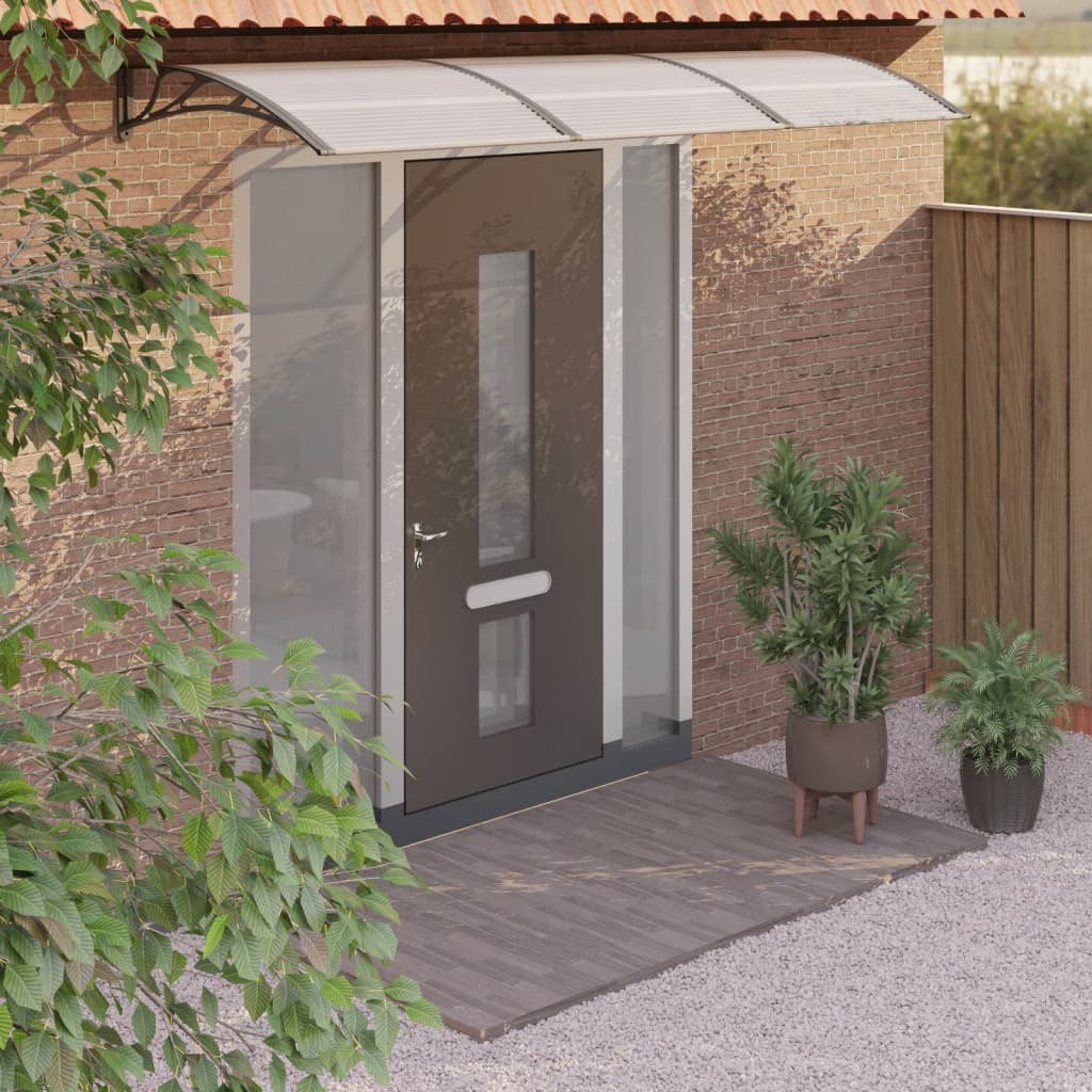 Black Polycarbonate Door Canopy B613282