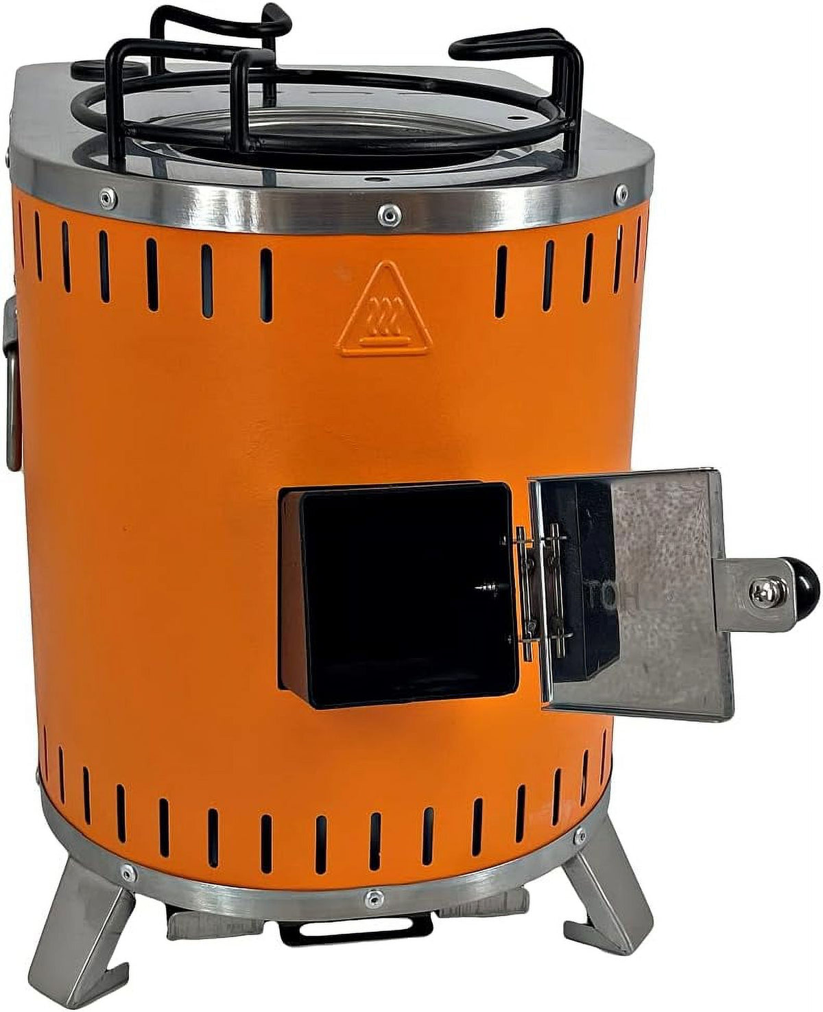 Portable Camp Stove With Built-In Electricity Generator E7593