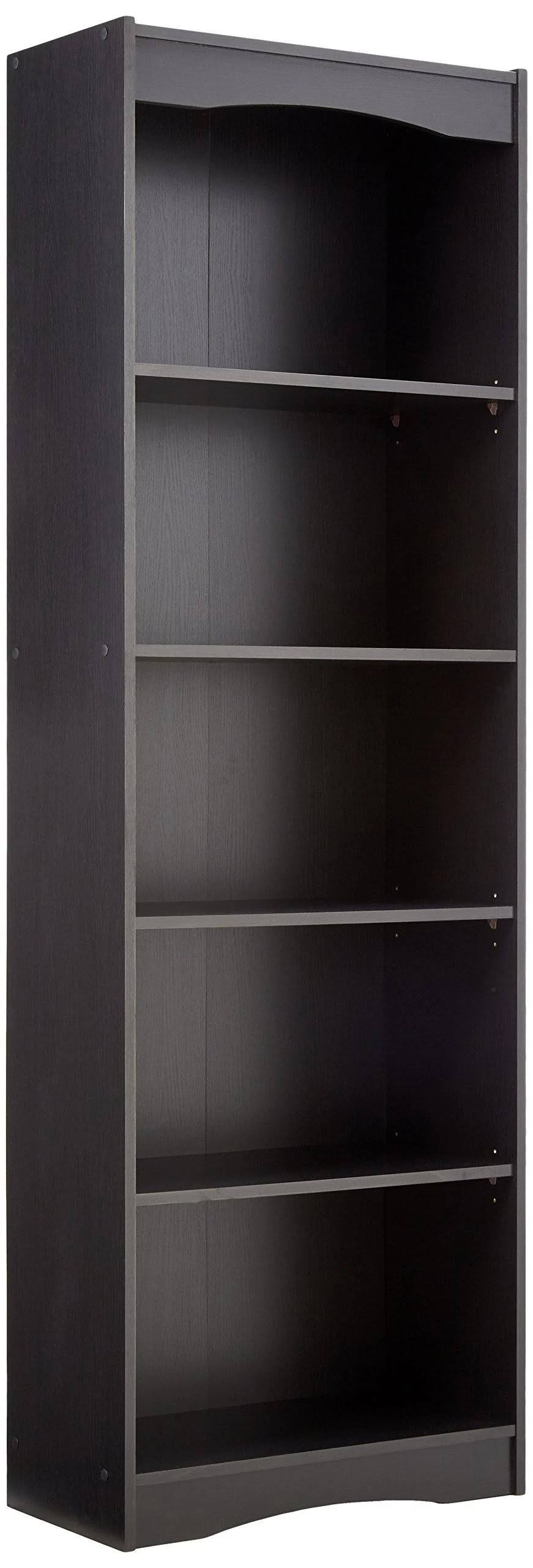 Midnight Black 72-Inch Tall Bookcase O84914