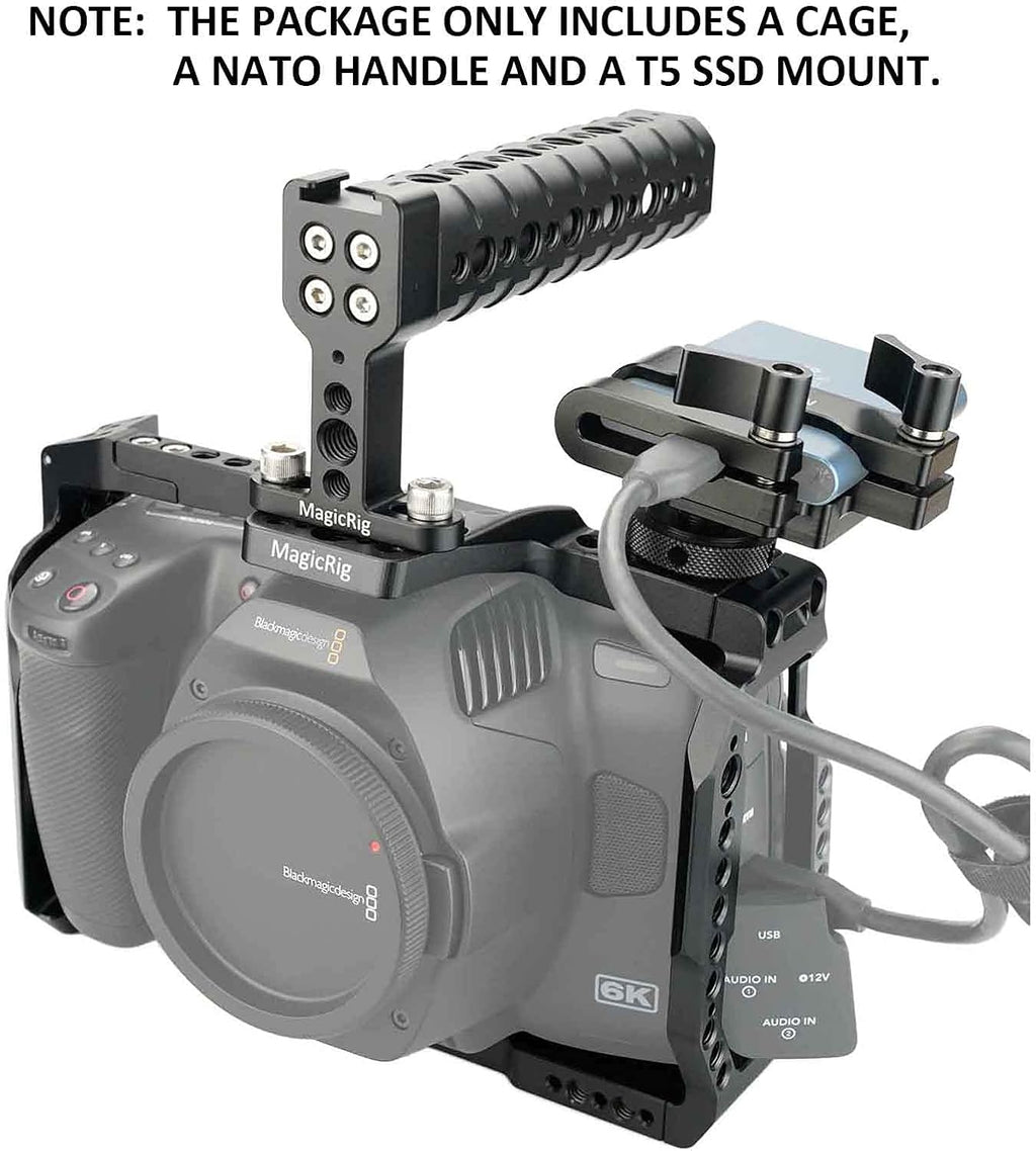 Camera Cage Kit with Top Handle and T5 SSD Mount E358