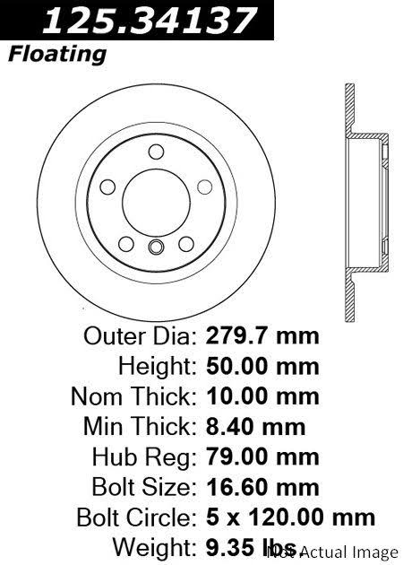 High Carbon Alloy Brake Rotor Z17236