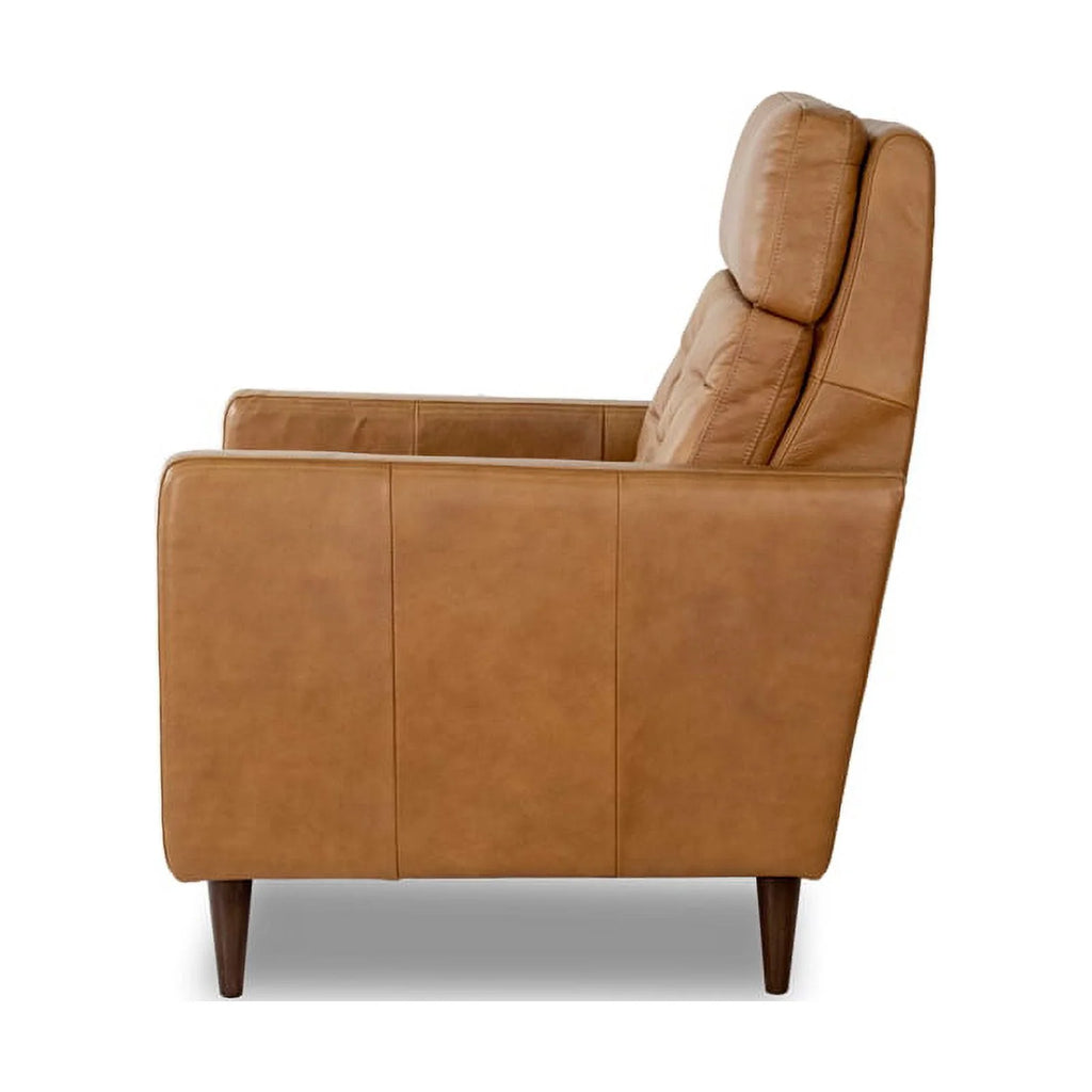 Genuine Leather Recliner Chair in Tan L42918