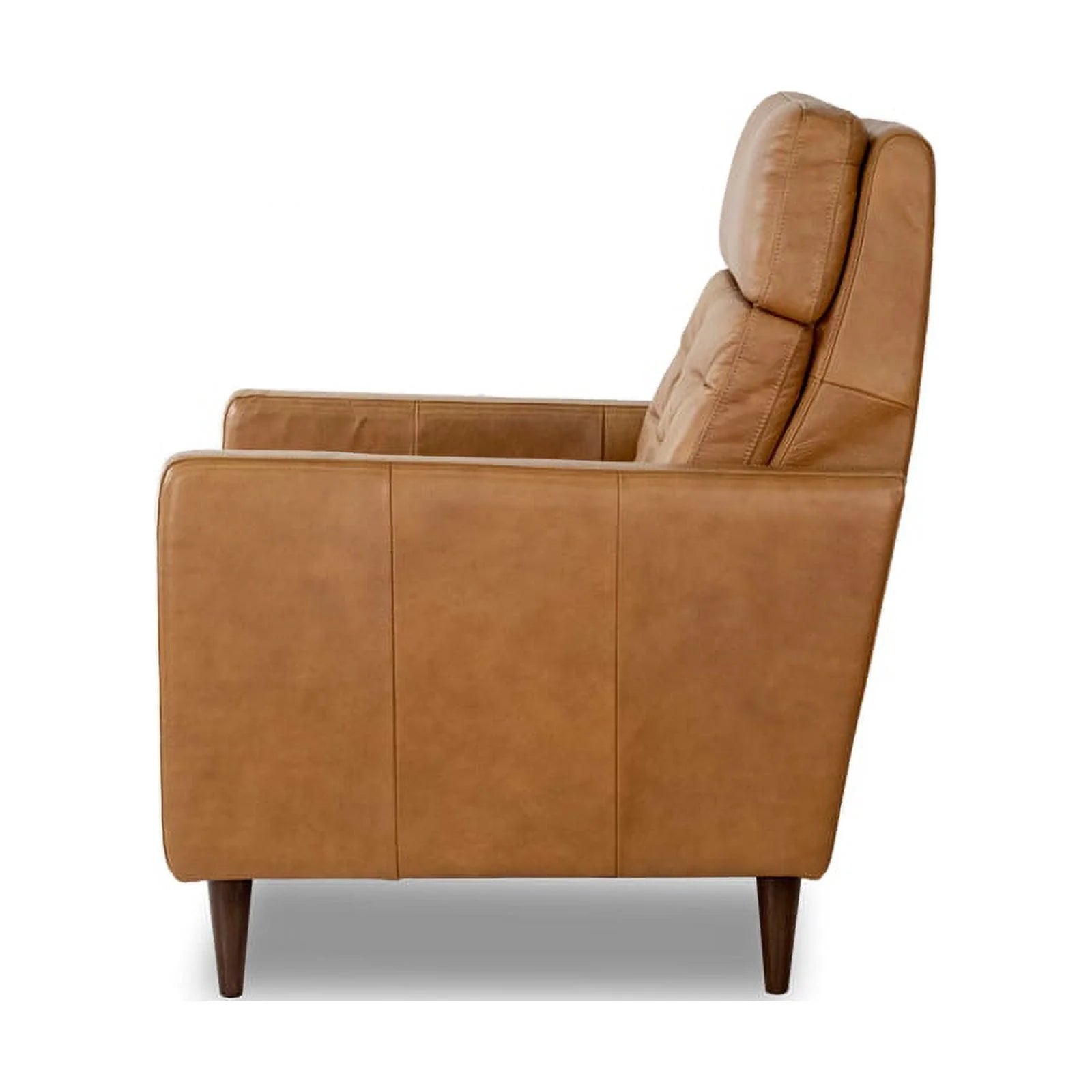 Genuine Leather Recliner Chair in Tan L42918
