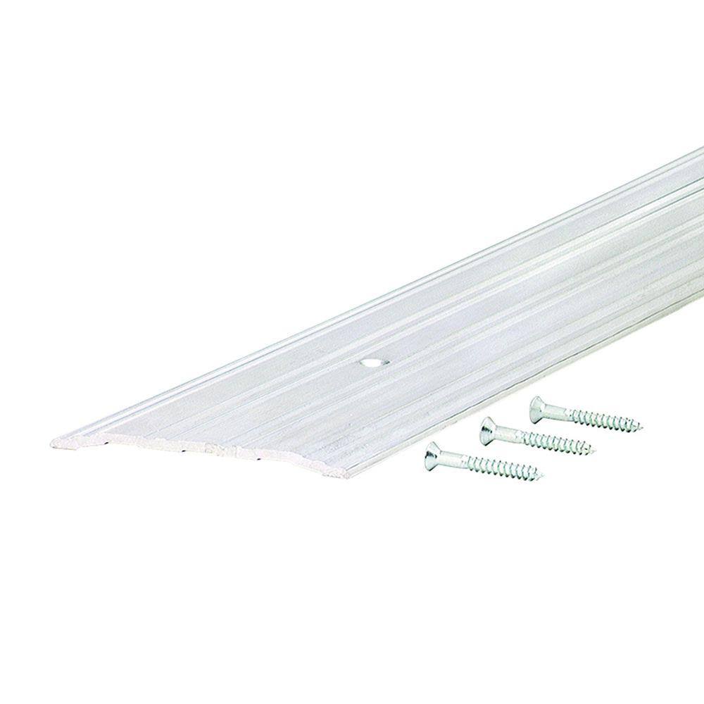 Fluted Saddle 5 in. x 54 in. Aluminum Threshold R83578