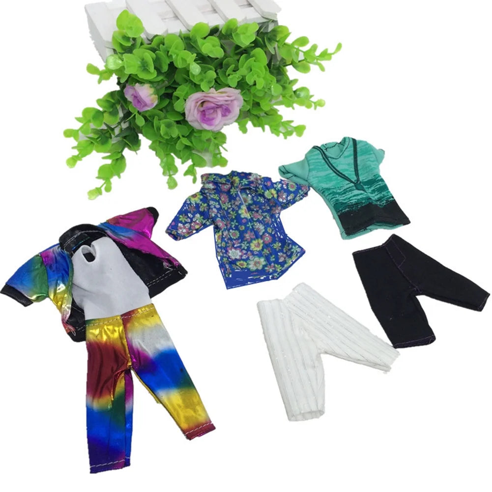 Fit Doll Boy Dolls Wear Doll Clothes Tops Pants Outfit 5Pcs Z335845