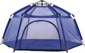 Navy Pop Up Play Tent Playhouse Play Yard 7'x7'x44H P45890