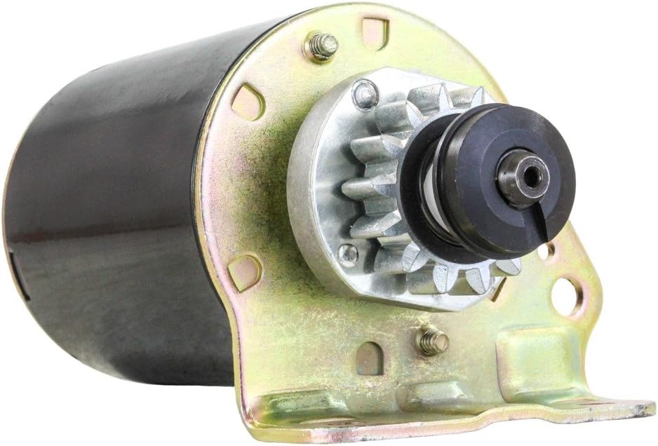 Cylinder Starter Motor Compatible With Briggs & Stratton 693551, 14 Tooth, Pack of 2 G58849
