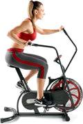 Red and Black Fan Exercise Bike Y2729