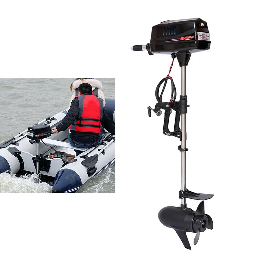 2200W Electric Outboard Motor Boat Engine Brushless Tiller Control 60V A24227