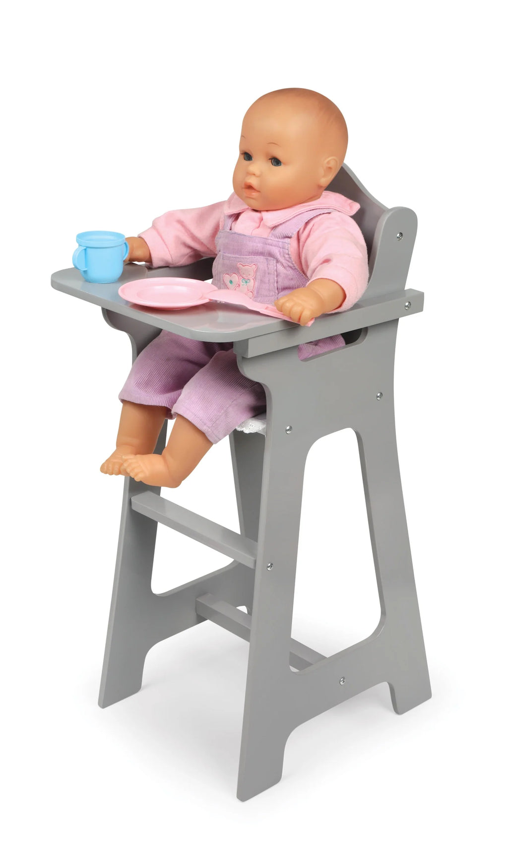 Gray Doll High Chair for 18 inch Dolls B73928