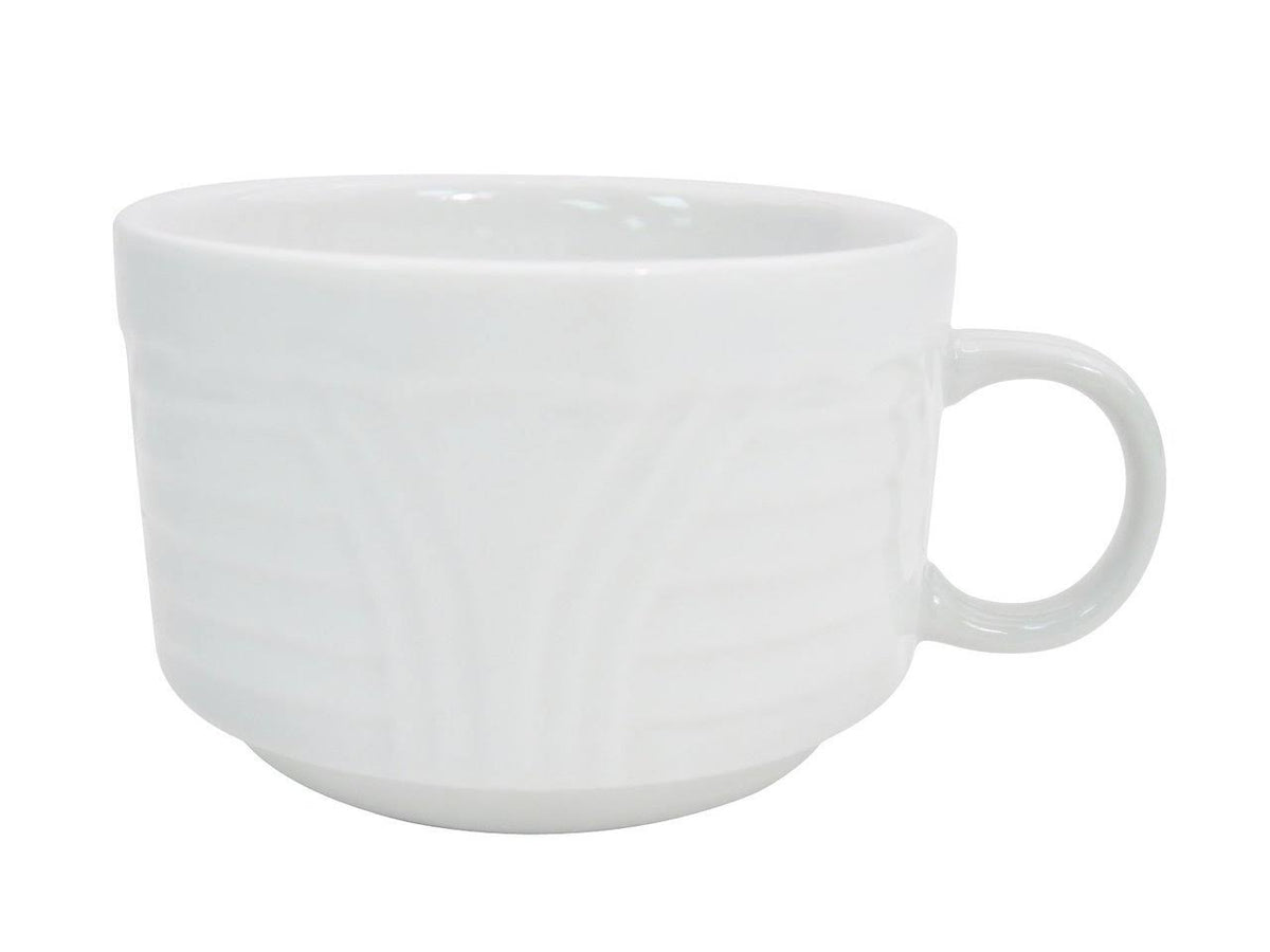 7 oz. Bright White Porcelain Cup - 12/Case L38897
